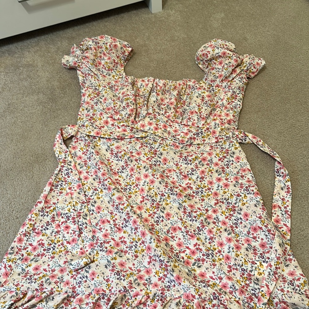 Floral, colorful, dress